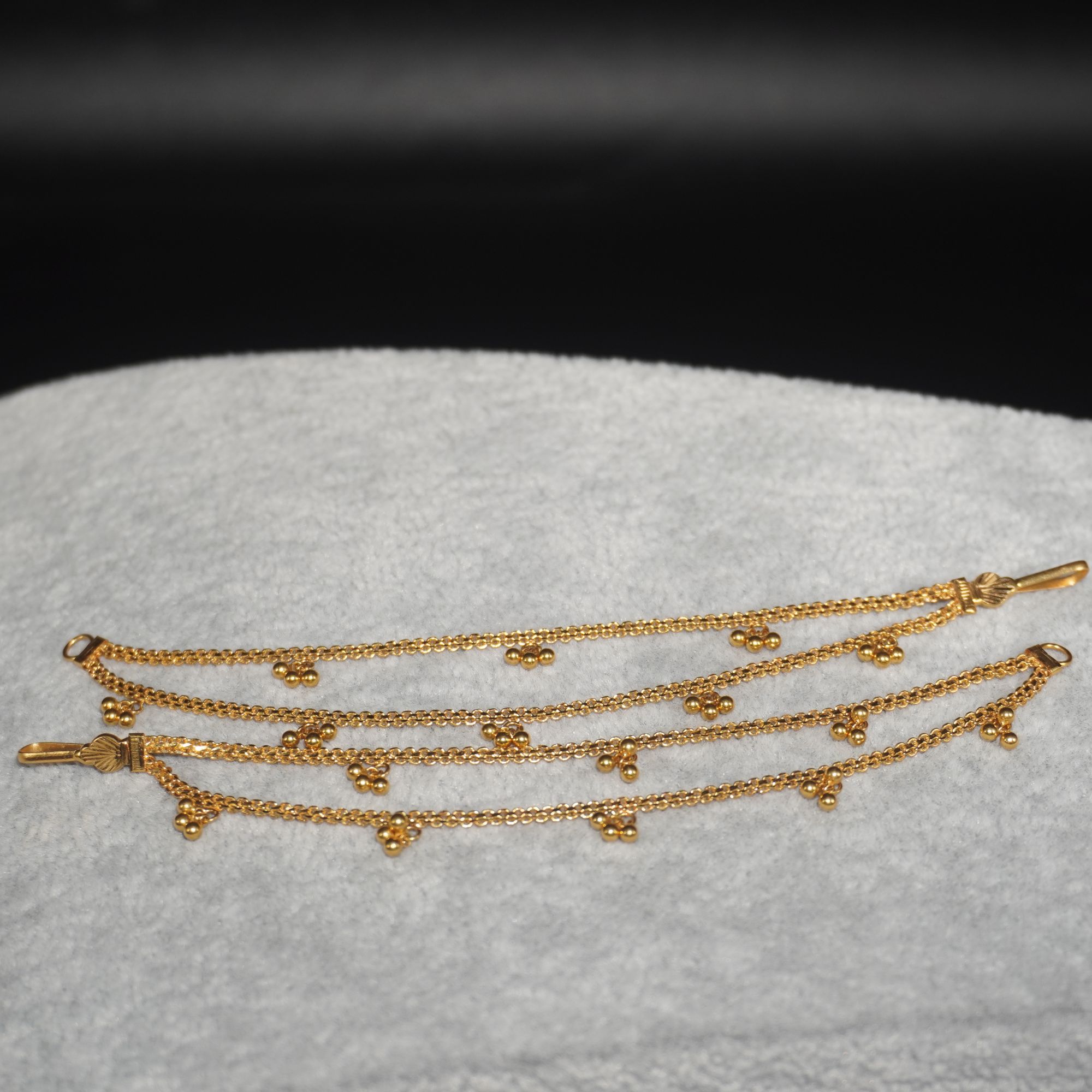 Gold Lightweight Plain Earrings 814R5