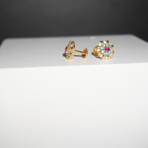 Gorgeous Plain Gold Earrings 36R226