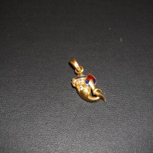 22k Gold Handmade Plain Pendants 736R30
