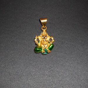 22k Gold Delicate Plain Pendants 736R230