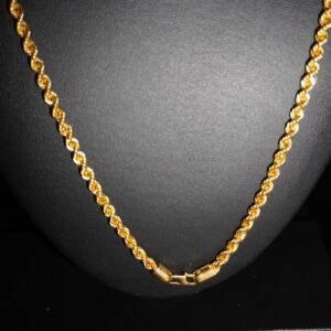 22k Gold Handmade Plain Chain 784R2
