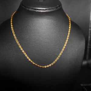 22k Gold Modern Plain Chain 652R8