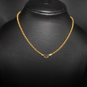 22k Gold Delicate Plain Chain 886R5