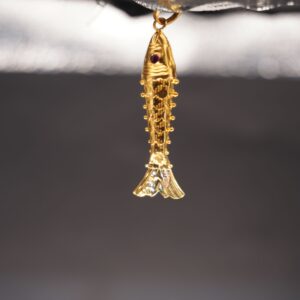 Gold Delicate Plain Pendants 1292R2