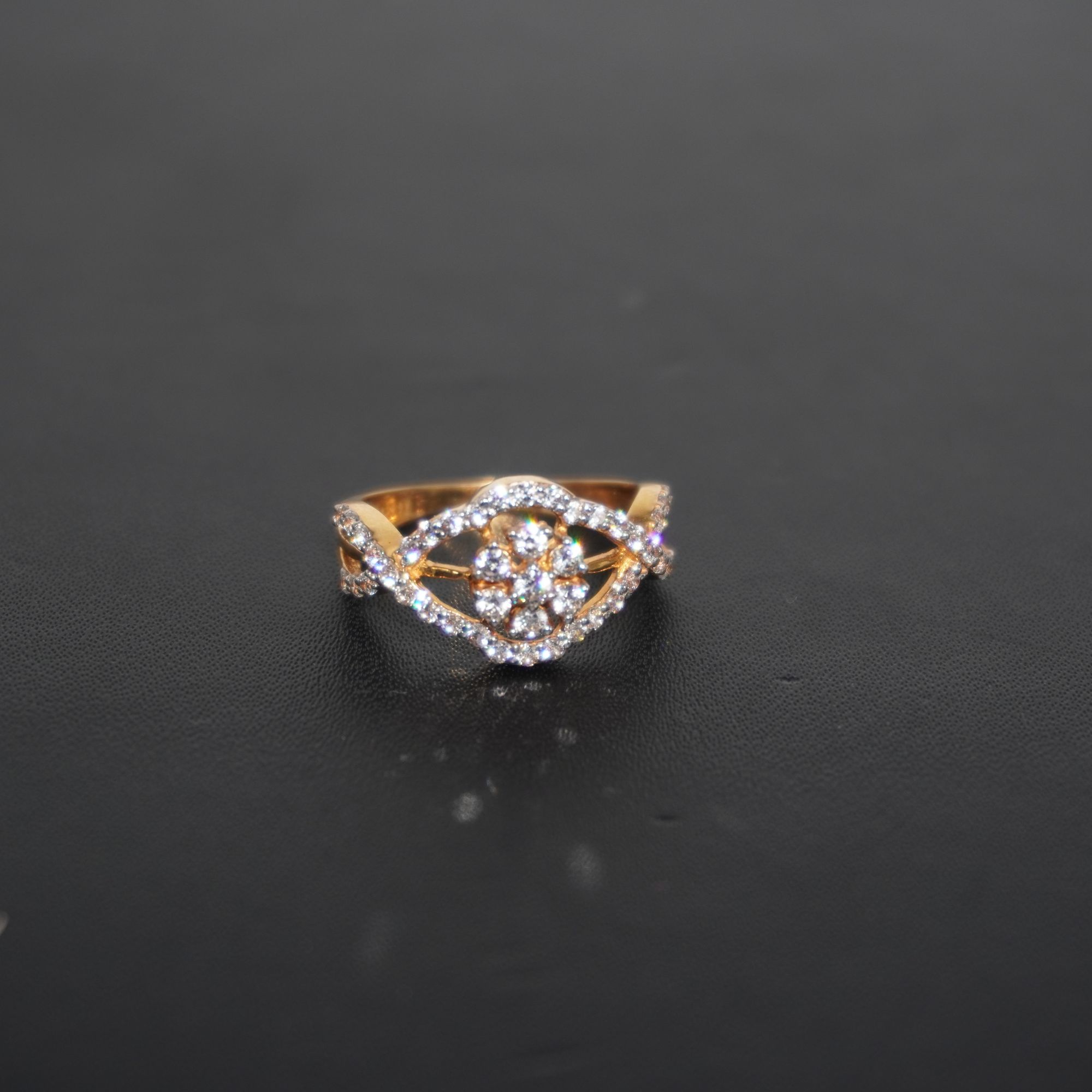 Gold Gorgeous Design Rings 840R7