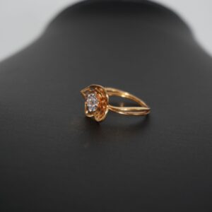Gold Elegant Design Rings 843R1