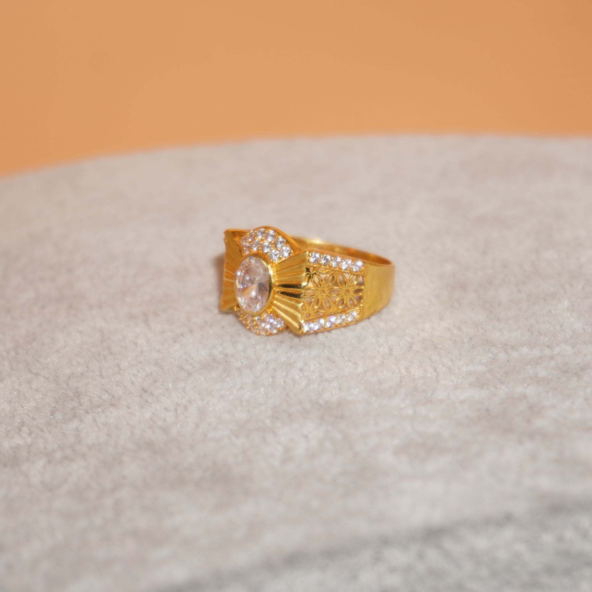 Gold Handmade Fancy Rings 520R2 - Image 2