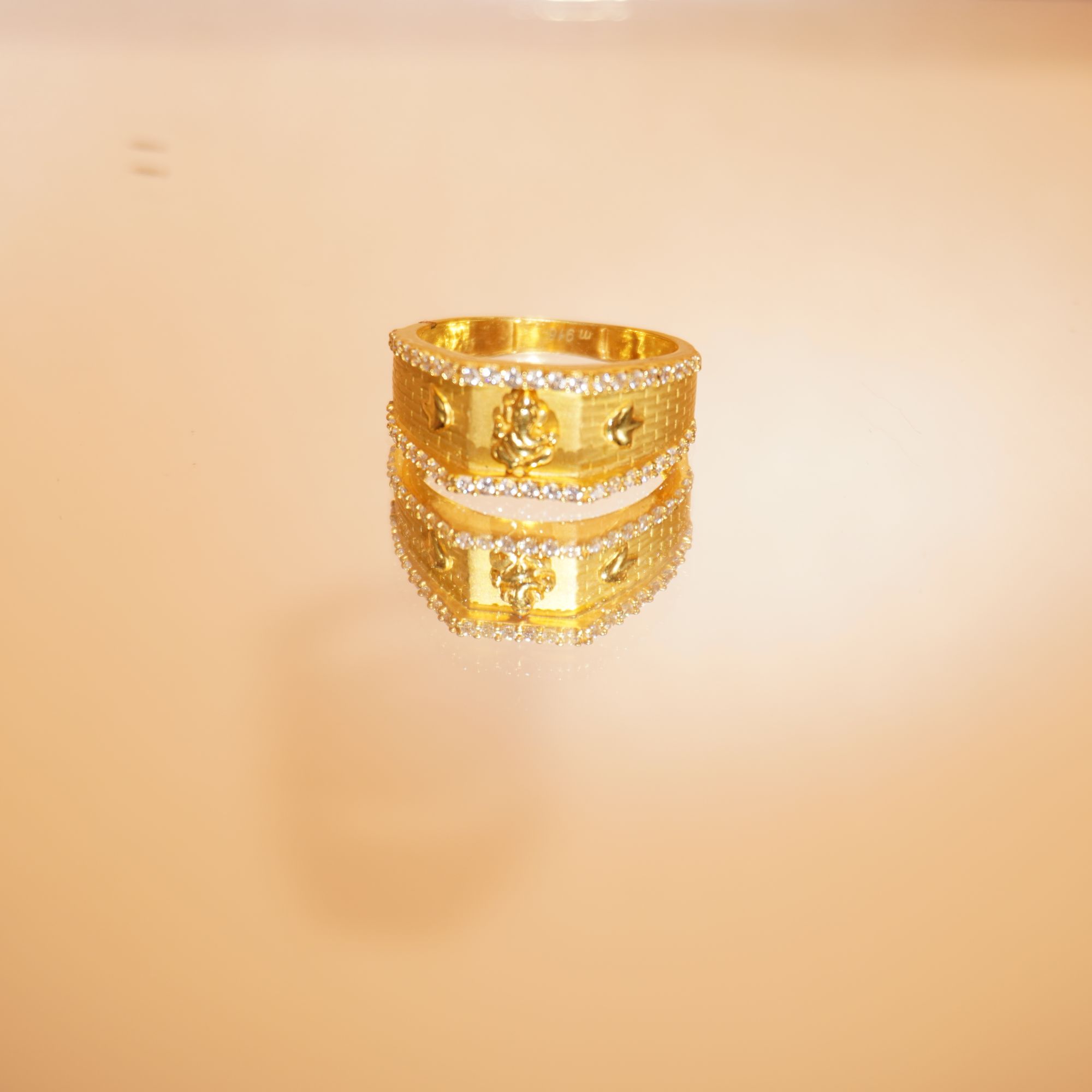 Gold Modern Fancy Rings 279R13 - Image 4