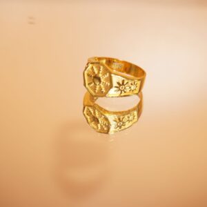 Gold Delicate Fancy Rings 279R58