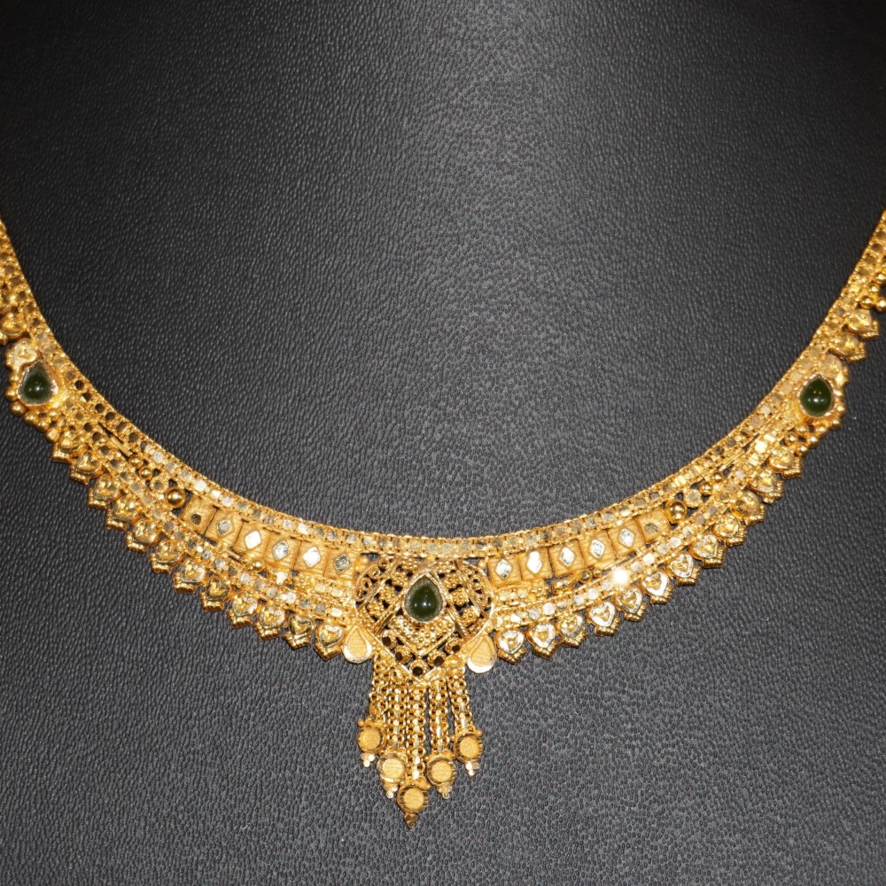 Gold Elegant Necklace 64R122