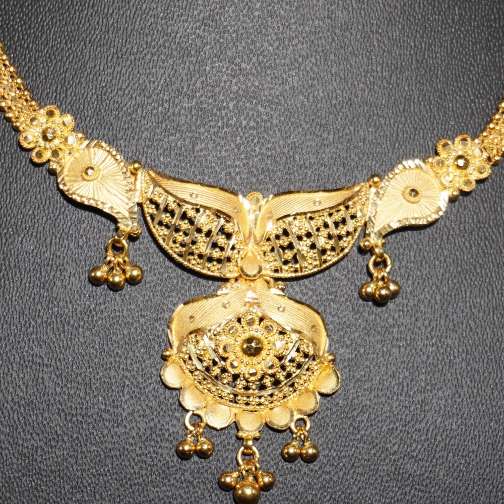 Gold Work Wear Necklace 1006R7