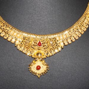 Gold Plain Necklace 64R92