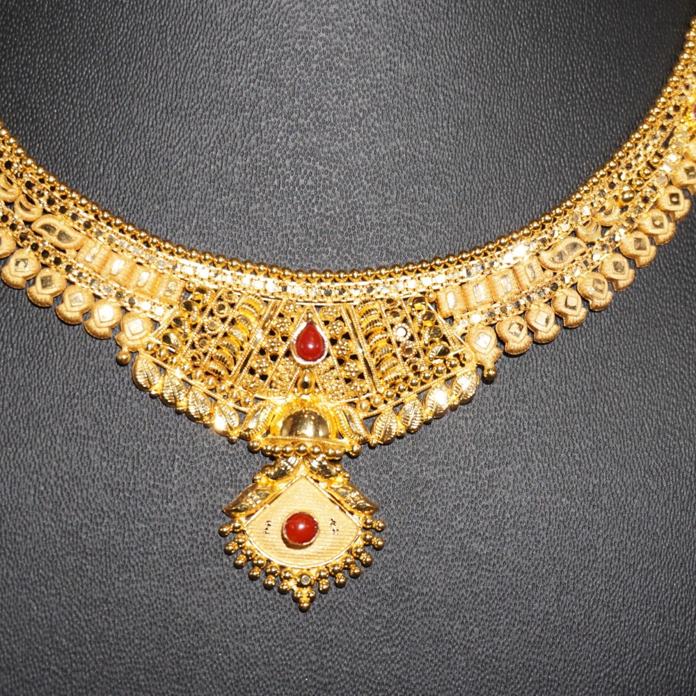 Gold Plain Necklace 64R92