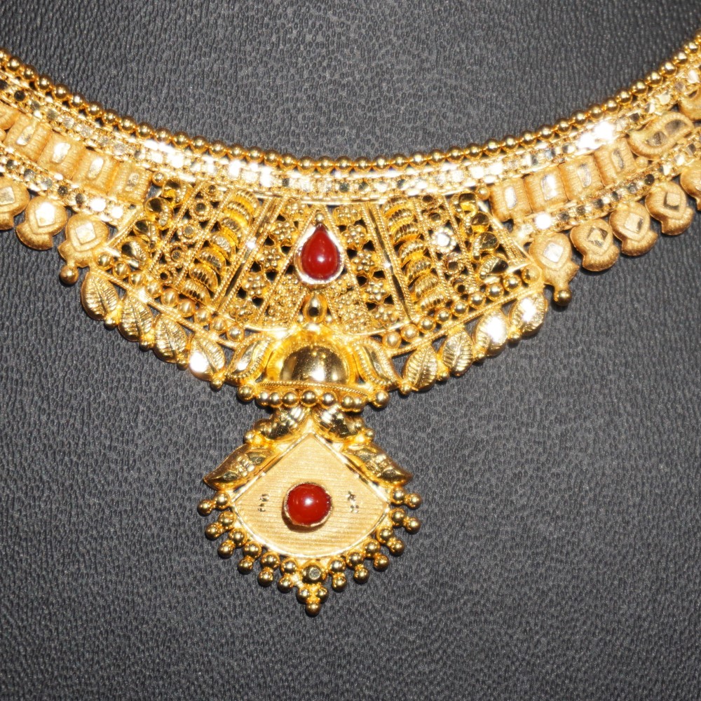 Gold Plain Necklace 64R92