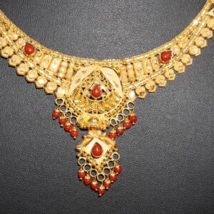 Gold Fancy Necklace 64R219