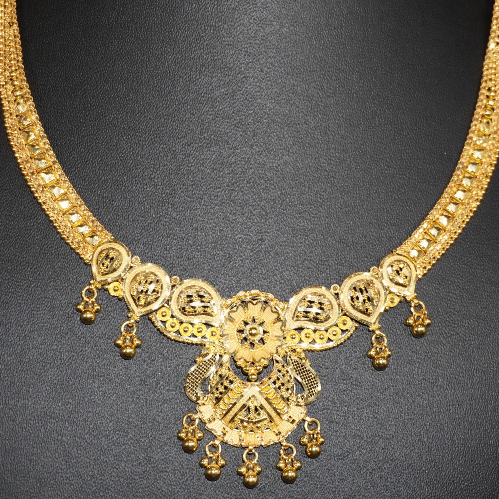 916 Gold Gorgeous Design Necklace 1006R2