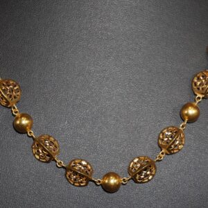 916 Gold Simple Necklace 1008R1
