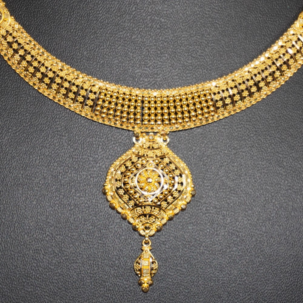 916 Gold Elegant Design Necklace 1006R13