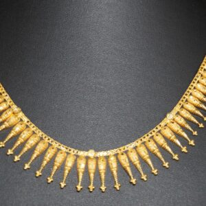916 Gold Sparkling Necklace 64R218