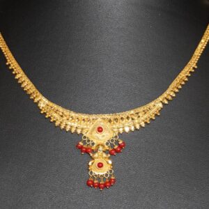 916 Gold Pretty Necklace 64R21