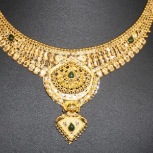 916 Gold Dazzling Necklace 64R230