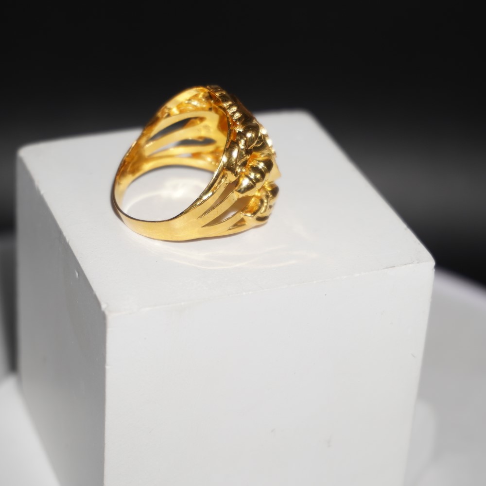 916 Gold Dazzling Rings 448R17