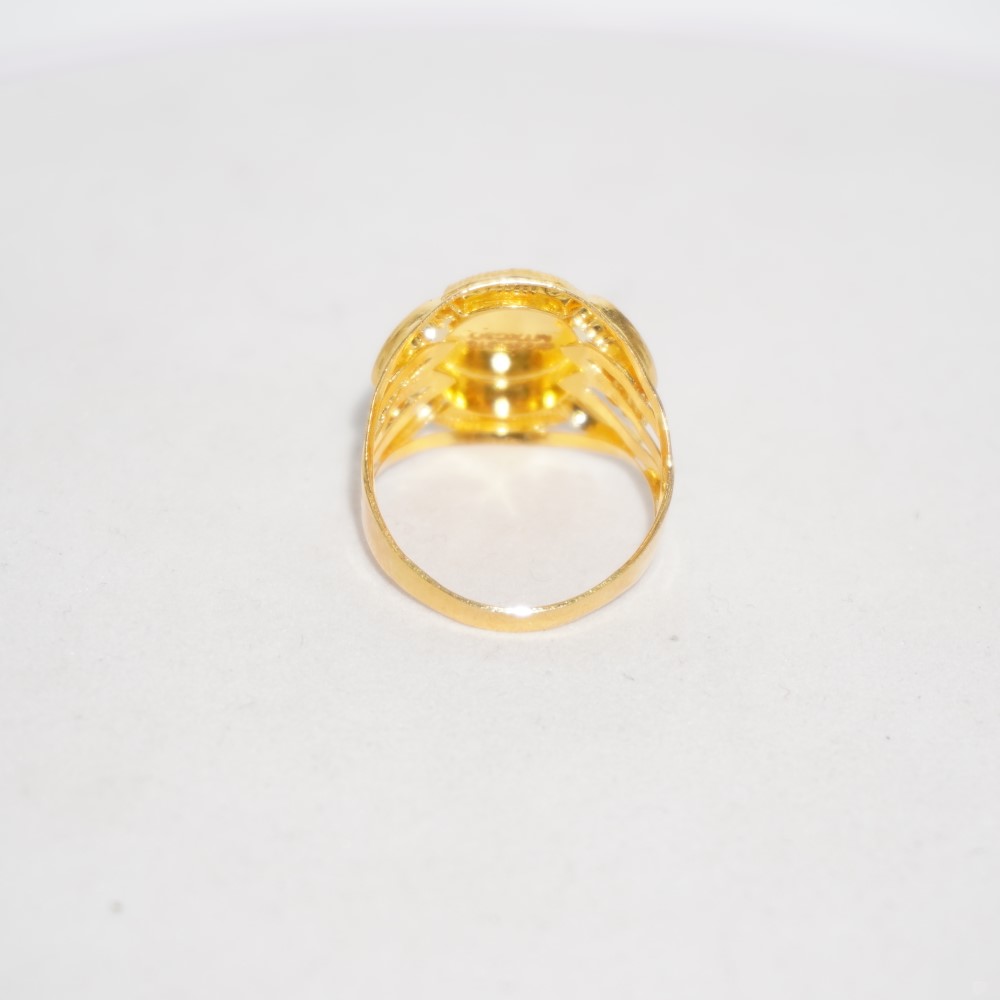 916 Gold Plain Rings 450R22