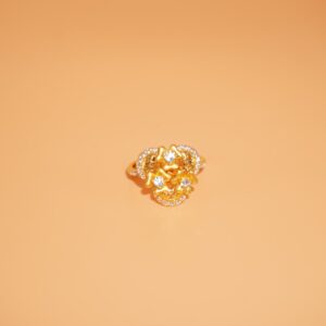 22k Gold Glam Rings 259R34
