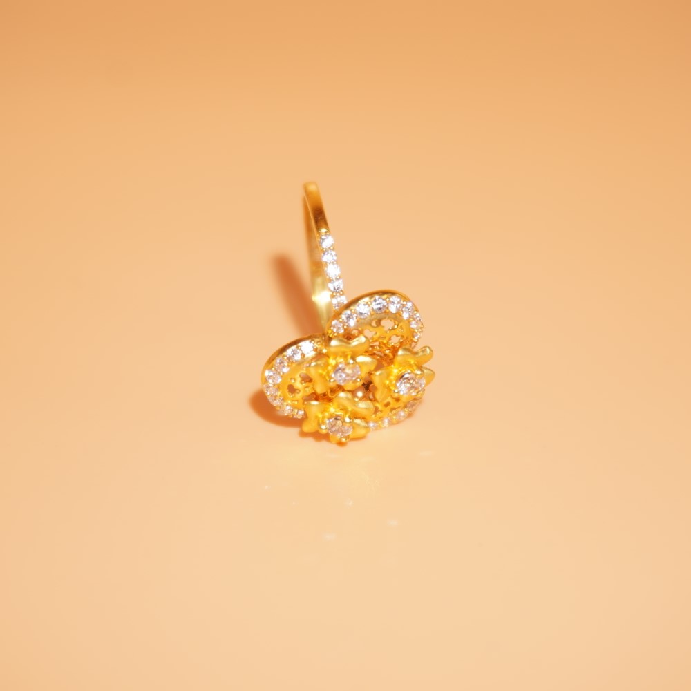 22k Gold Glam Rings 259R34