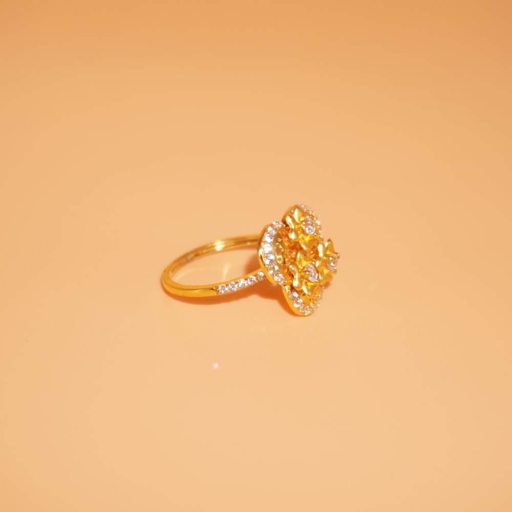 22k Gold Glam Rings 259R34