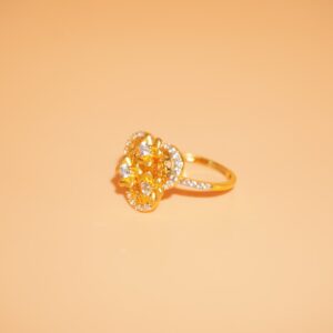 22k Gold Glam Rings 259R34