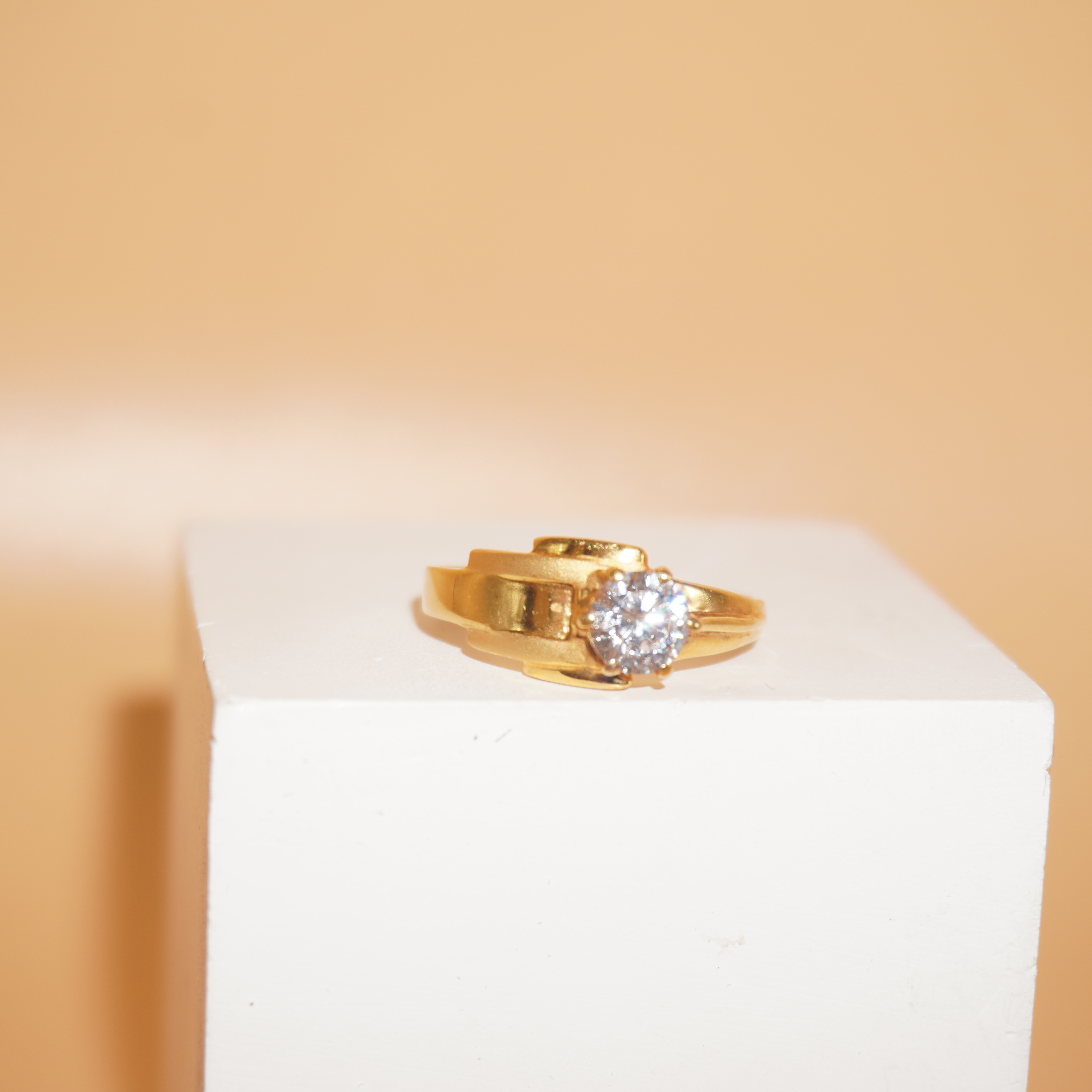 22k Gold Gorgeous Plain Rings 278R8