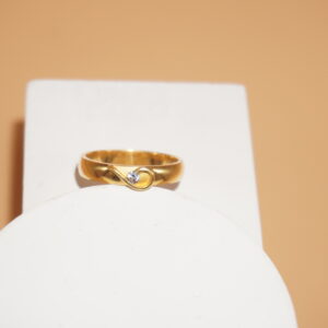 22k Gold Beautiful Plain Rings 828R2