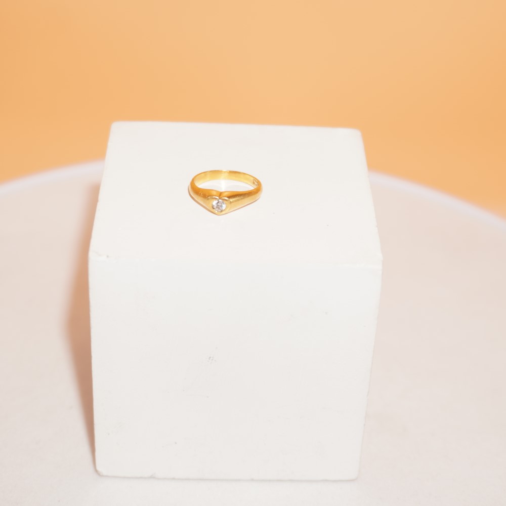 22k Gold light weight Rings 112R33 - Image 2
