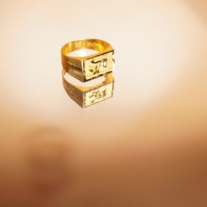 22k Gold Plain Rings 1154R26