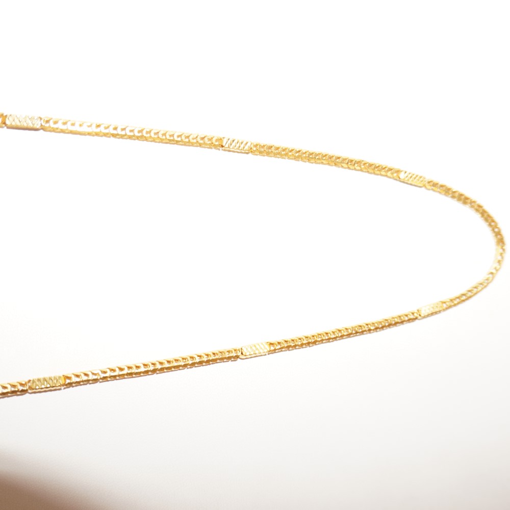 22k Gold Beautiful Chain 39R31