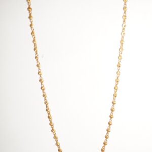 22k Gold Attractive Floral Chain 102R9
