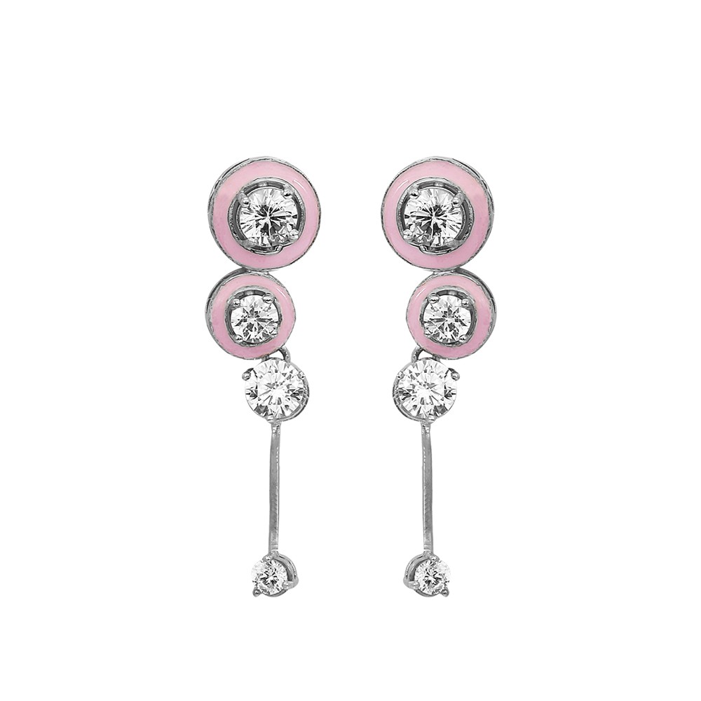 Diamond Royal Earrings MDER202 - Image 3
