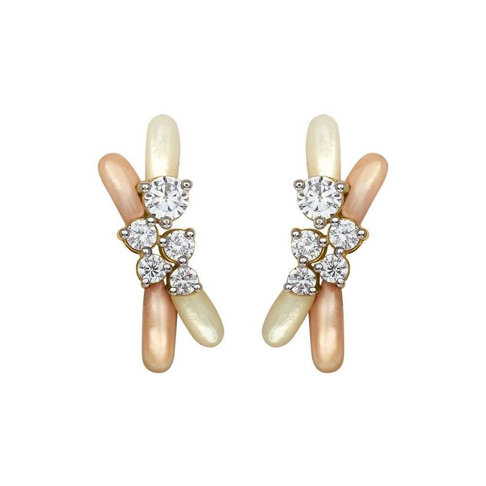 Diamond Gorgeous Design Earrings MDER176