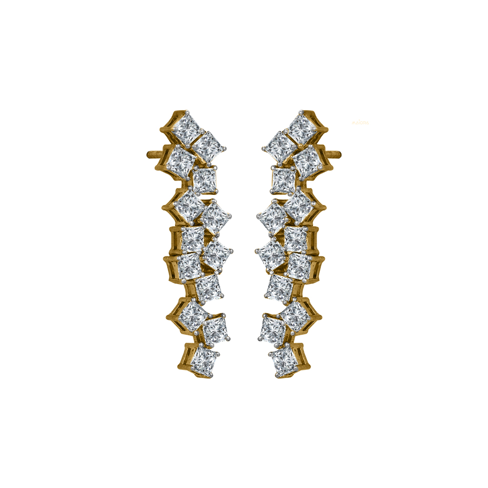 Diamond Classy Earrings MDER165