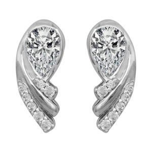 Diamond Gold Dazzling Earrings MDER157