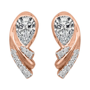 Diamond Gold Dazzling Earrings MDER157