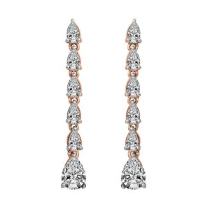 Diamond gold glorious earrings mder152