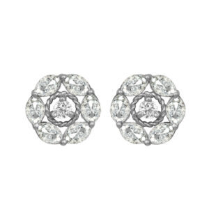 Diamond Gold Royal Earrings MDER145