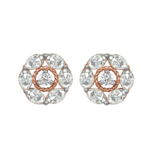Diamond Gold Royal Earrings MDER145