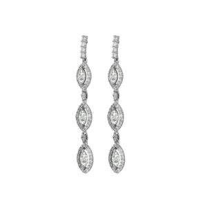 Diamond Gold Gorgeous Design Earrings MDER142