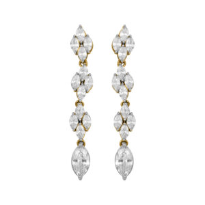 Diamond Gold Designer Earrings MDER140