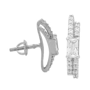 Diamond Gold Sparkling Earrings MDER130