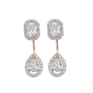 Diamond Gold Stylish Earrings MDER128