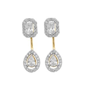 Diamond Gold Stylish Earrings MDER128